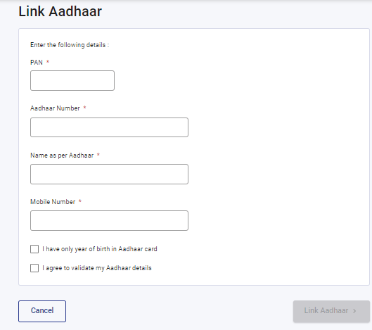 How To Link Pan With Aadhar in Hindi